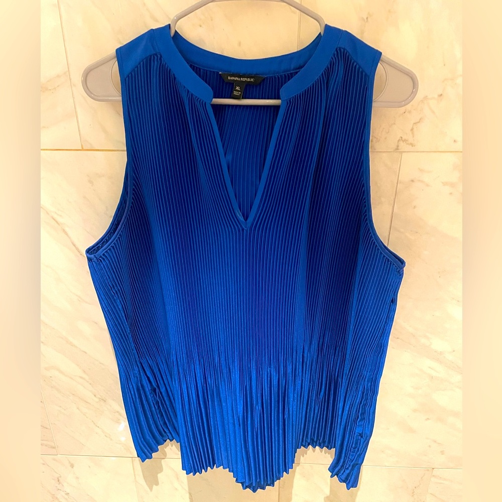 Royal Blue Banana Republic blouse